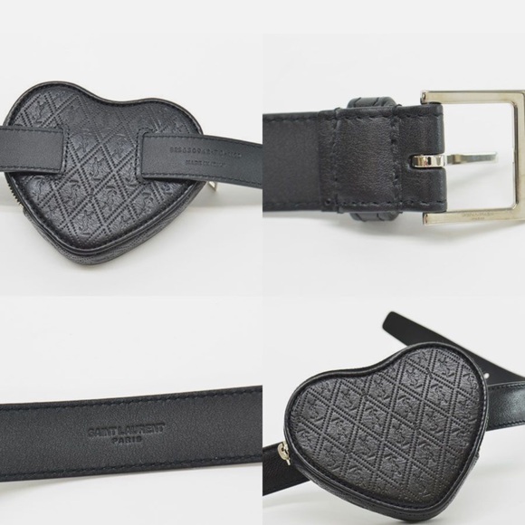 🧸YSL HEART ♥️ BELT-BAG♥️ LIKE NEW! 2 in 1 - Picture 7 of 10